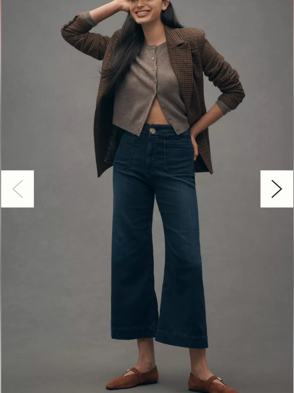 Anthropologie Colette crop denim